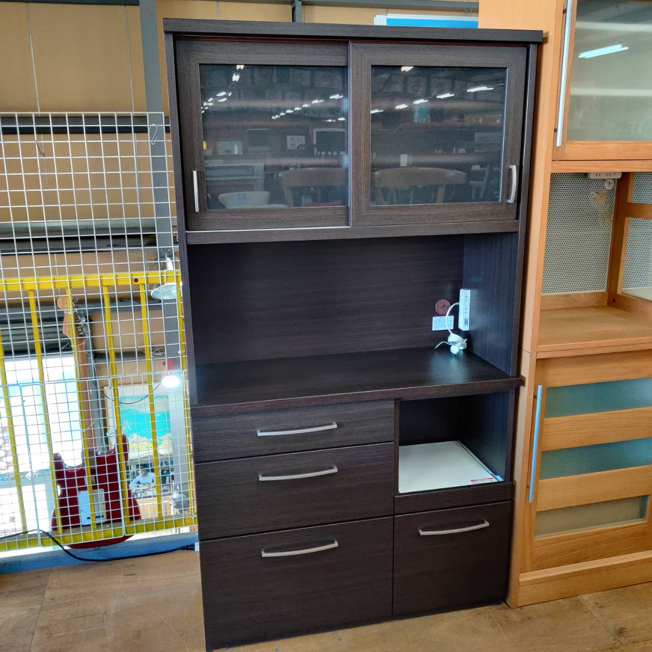 愛品倶楽部柏店】NITORI 2枚スライド扉キッチンボード コパン 【愛品倶楽部