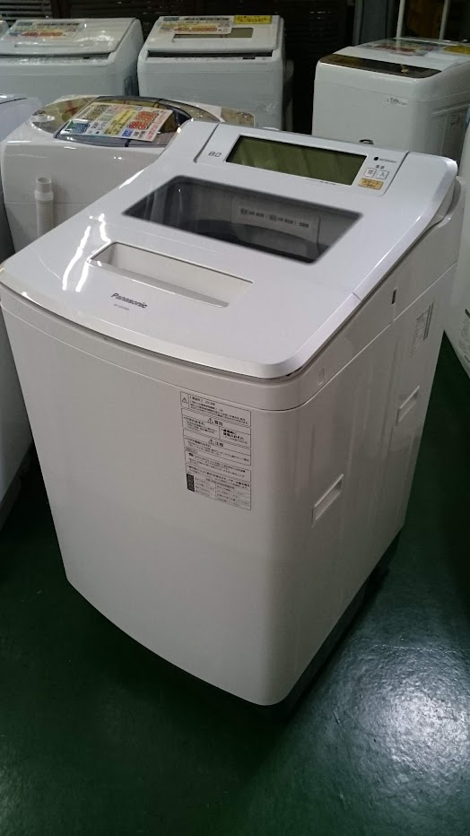 Panasonic 8.0kg 洗濯機 NA-SJFA805 買取いたしました。｜愛品倶楽部柏店 