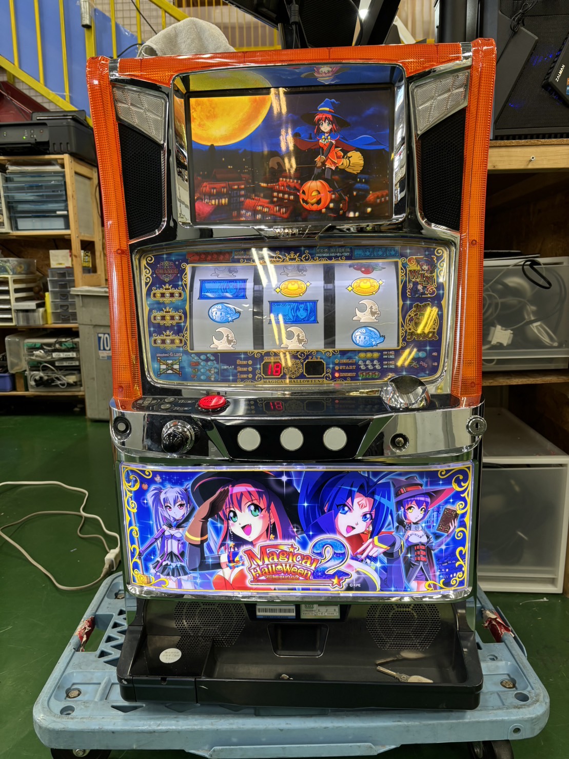 愛品倶楽部柏店】スパイキー パチスロ超GANTZ 5号機 ノーマル スロット実機