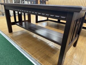 カリモク｜2人掛ソファ+テーブル買取致しました｜愛品館八千代店 