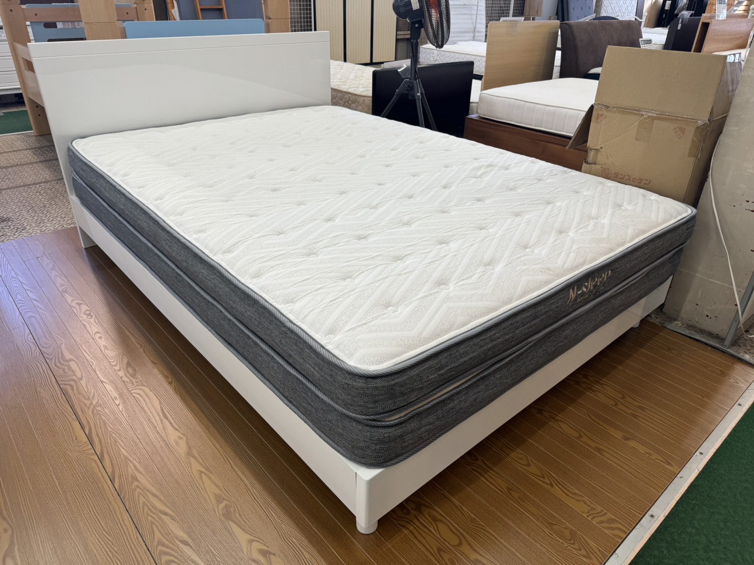 ニトリ｜ダブルベッド｜NスリープハードH1-02CR買取致しました｜愛品館  