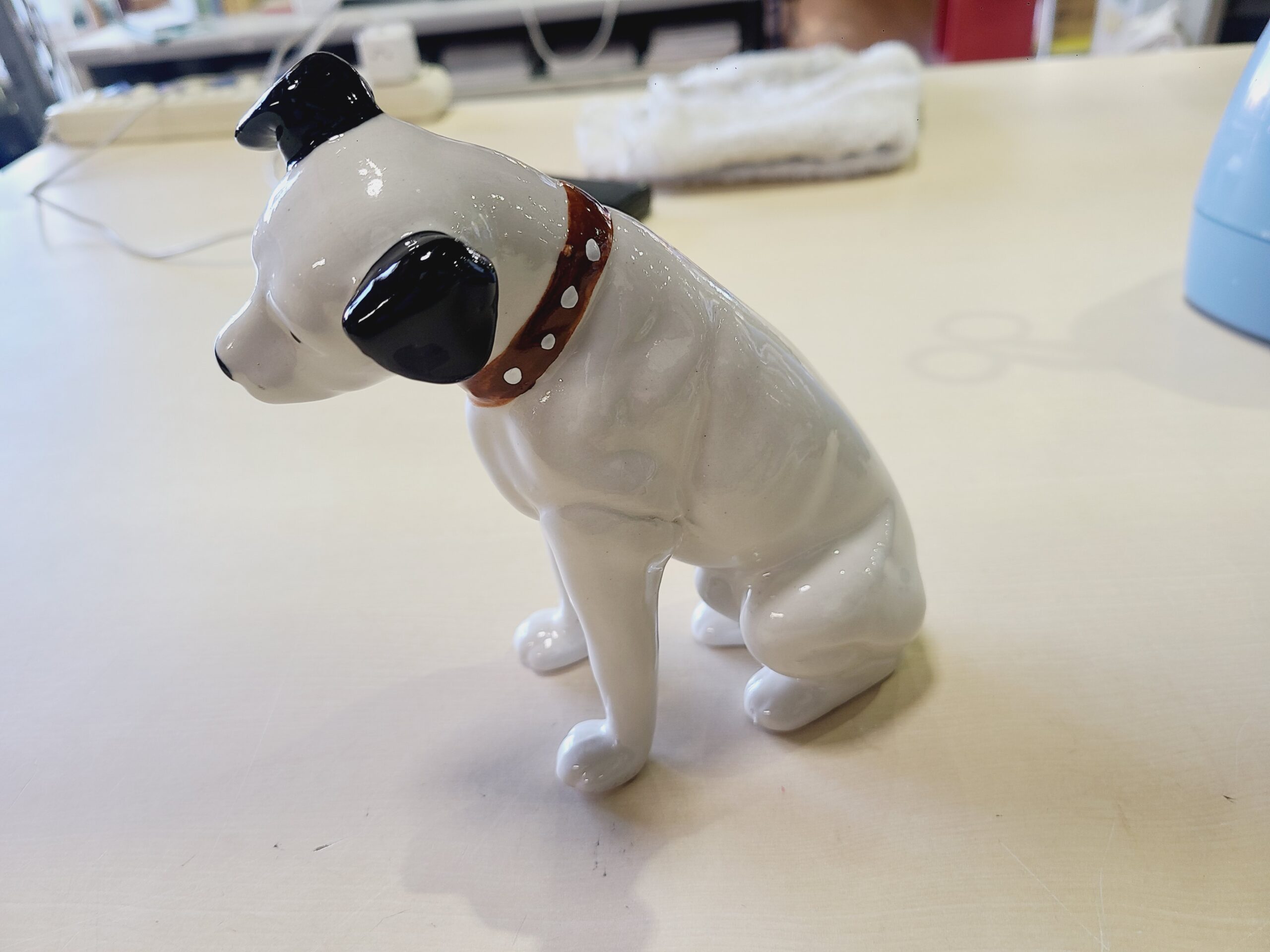 ビクター犬 ニッパー 陶器置物 16cm買取いたしました｜愛品館市原店 