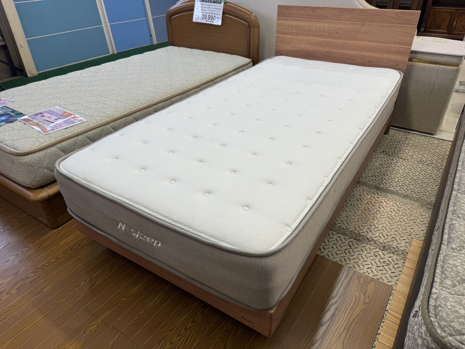 フランスベッド｜ニトリ｜シングルベッド｜NスリープC3買取致しました 