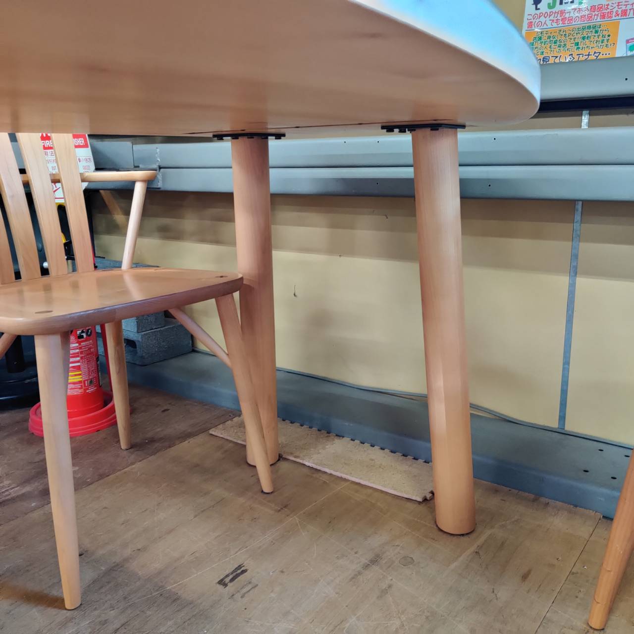 ミキモク 変形ダイニング5点セット 楓の森 販売中！ 愛品倶楽部  