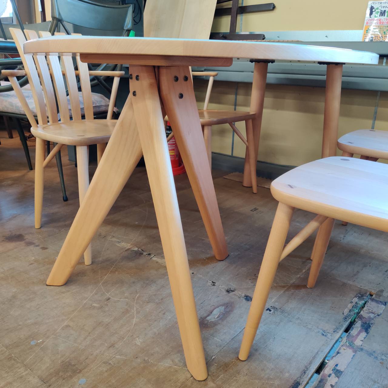 ミキモク 変形ダイニング5点セット 楓の森 販売中！ 愛品倶楽部柏店  