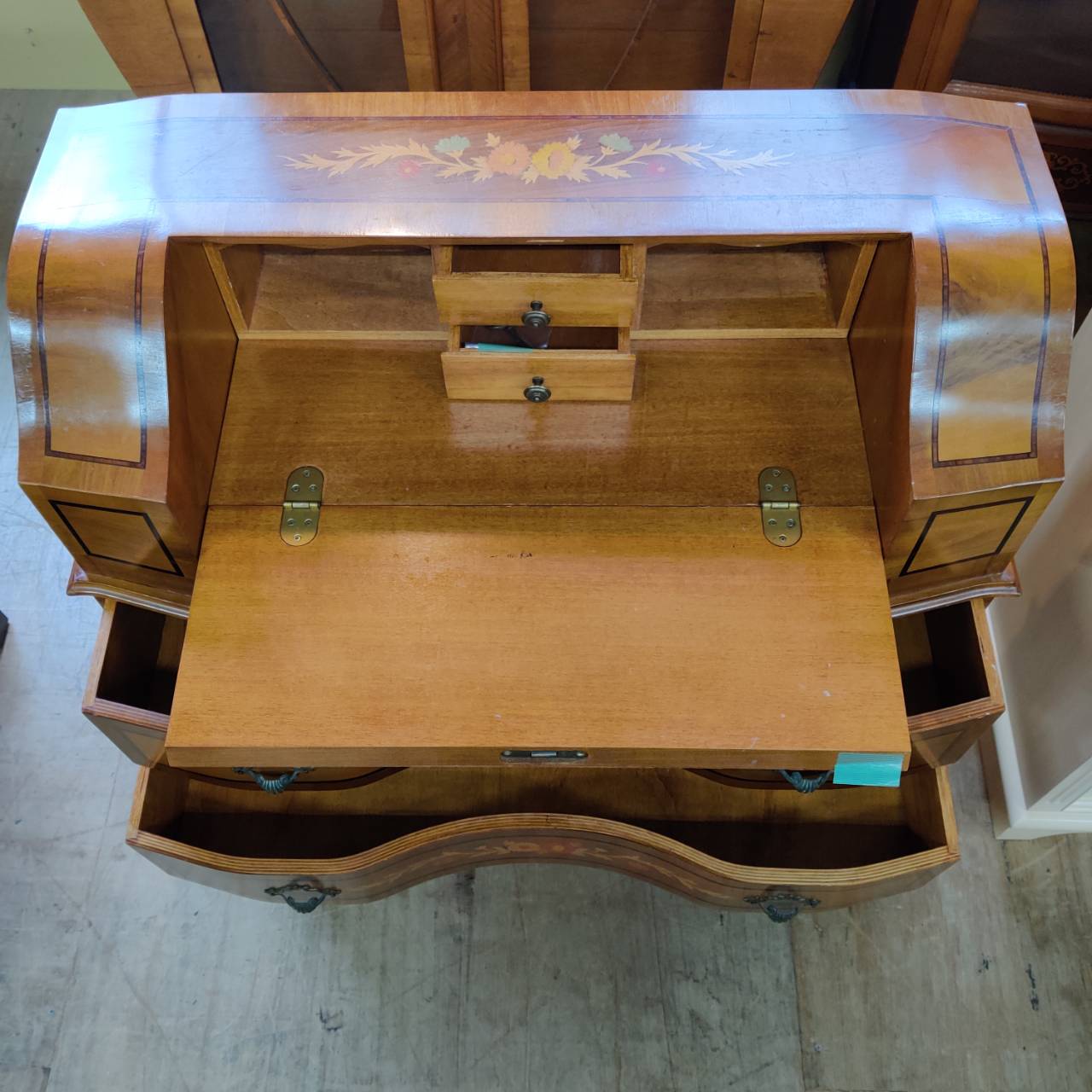 木象嵌 引き出し付ライティングビューロー イタリア製 販売中！ 愛品  