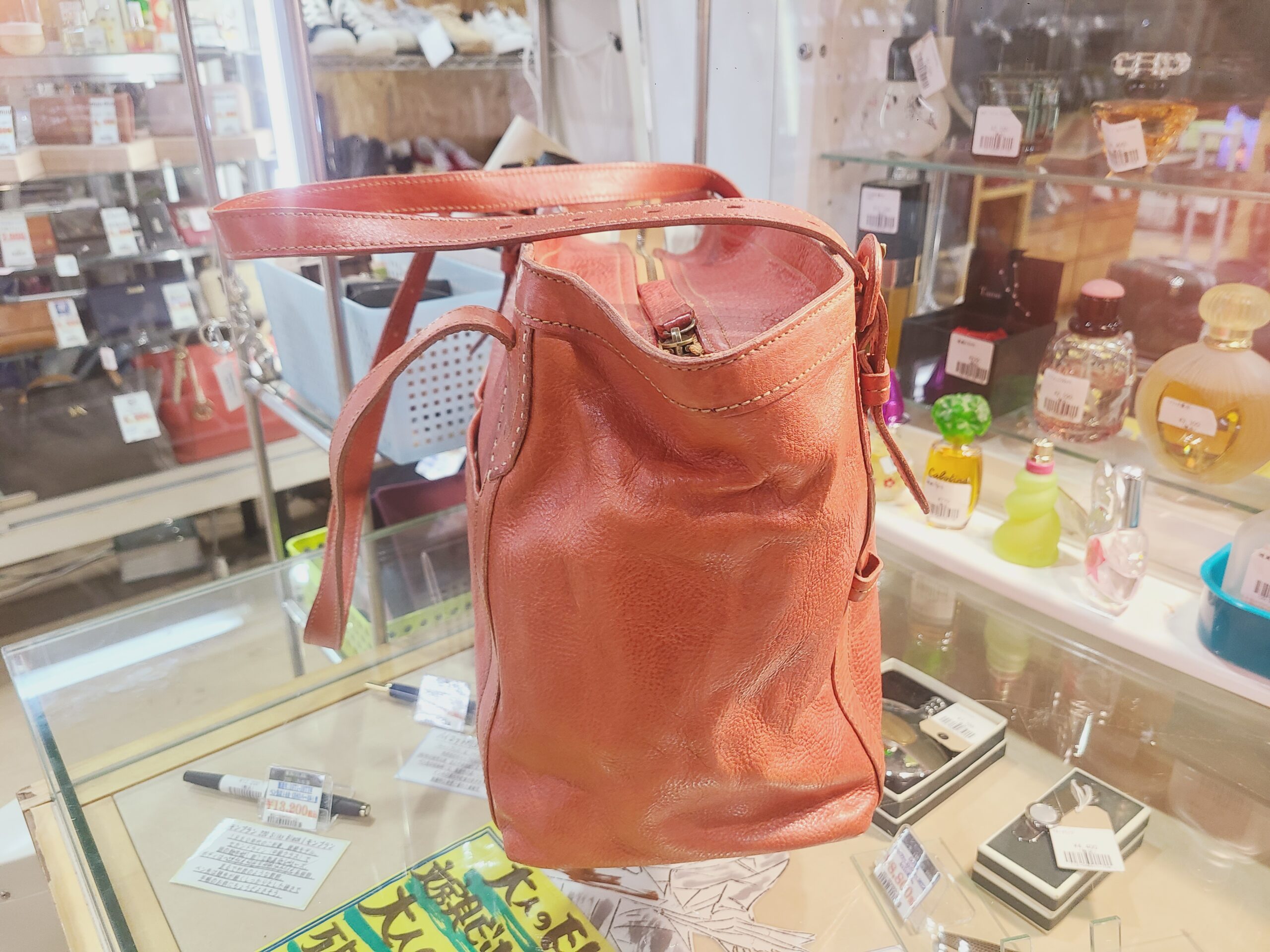 高田万由子genten牛革2WAYバッグ買取しました｜愛品館市原店 