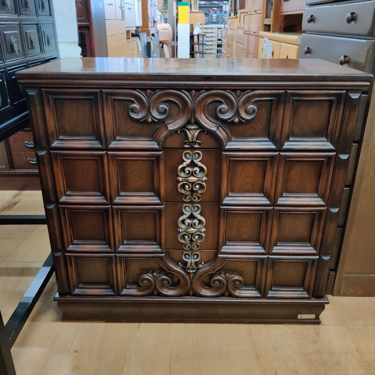 愛品倶楽部柏店】MARBLE 4段クラシック調チェスト RENAISS