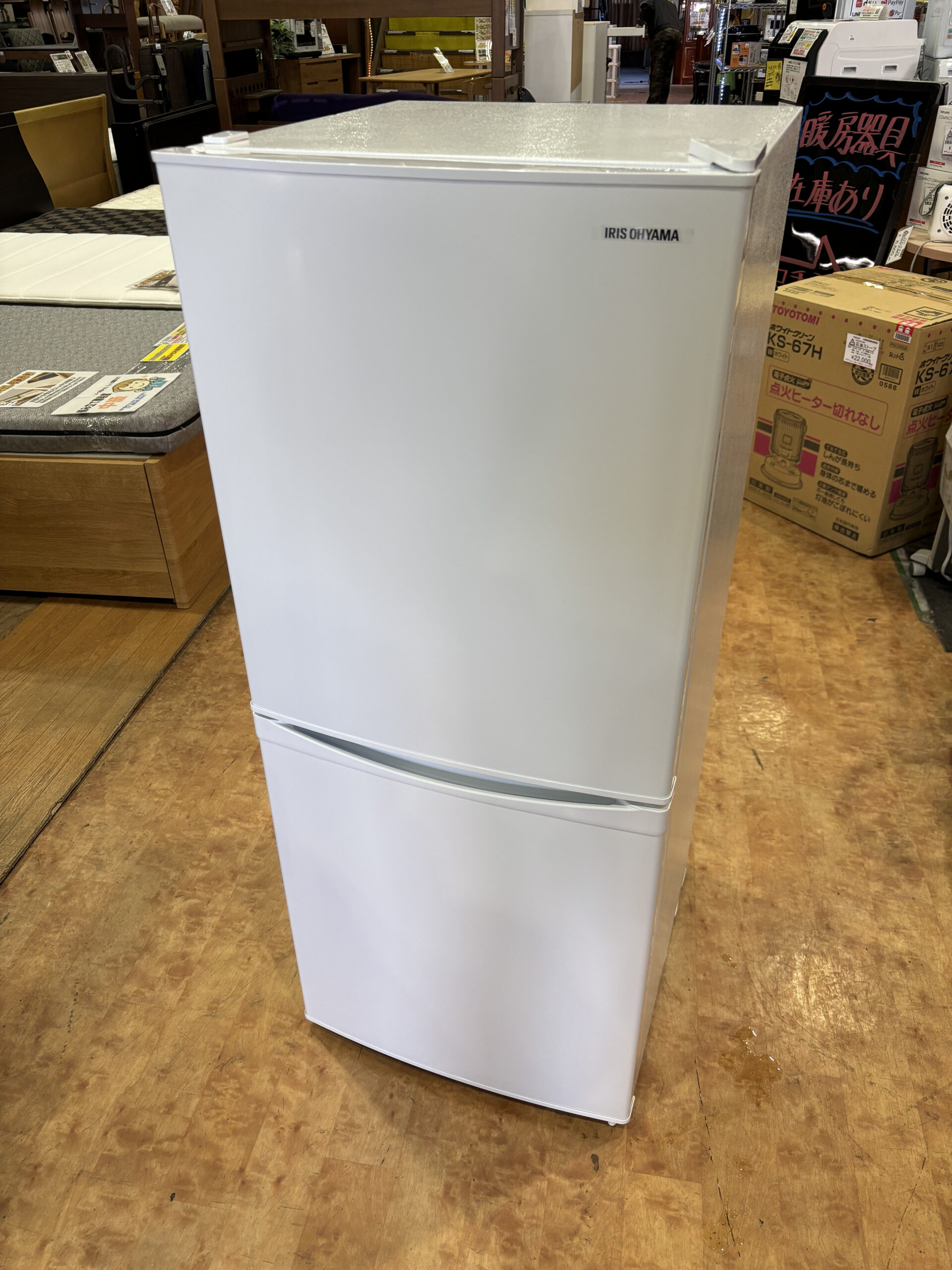 アイリスオーヤマ｜IRSD14A-W 2ドア冷蔵庫 買取しました 