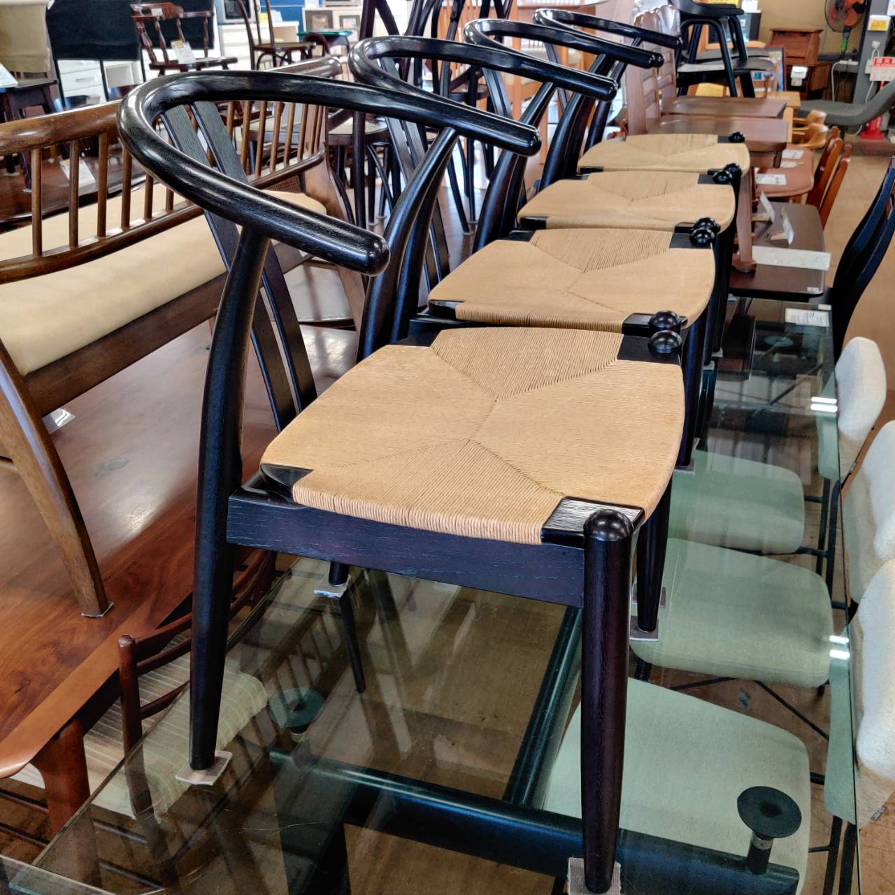 東京インテリア ペーパーコードチェア4脚セット WENGE 販売中！ 愛品 