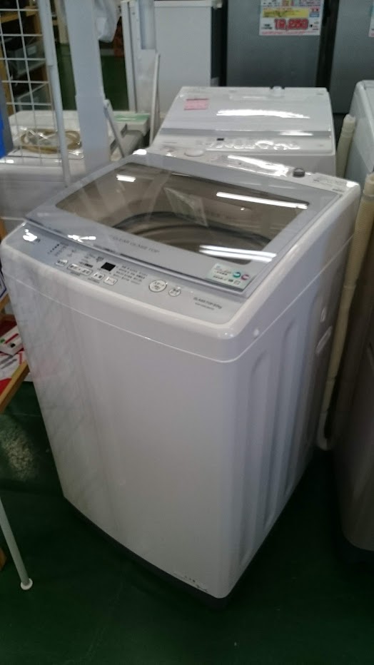 AQUA 2021年製 8.0kg 洗濯機 AQW-GV90J 買取いたしました|愛品倶楽部 柏店