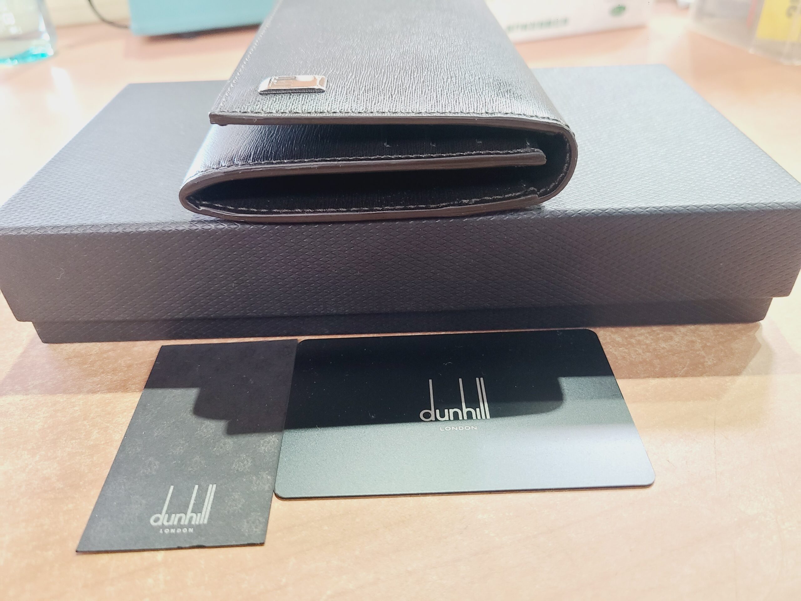 ダンヒルサイドカーブラック長財布買取しました｜愛品館市原店 
