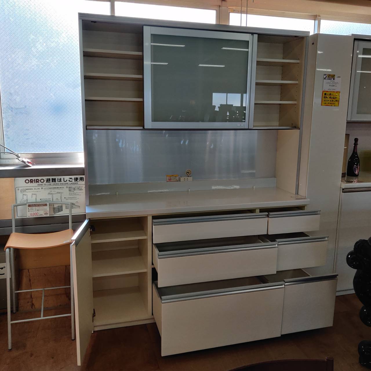 Pamouna 2枚スライド扉キッチンボード 販売中！ 愛品倶楽部柏店  