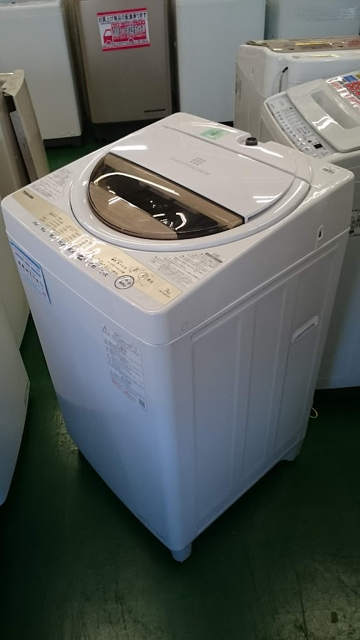TOSHIBA 2022年製 7.0kg 洗濯機 AW-7GM1 買取いたしました|愛品倶楽部 柏店
