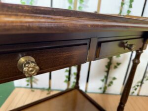 カリモク｜コロニアルシリーズ｜キッチンワゴン引出付買取致しました 
