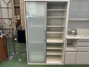松田家具｜片側スライド扉｜キッチンボード｜インパクト買取しました  