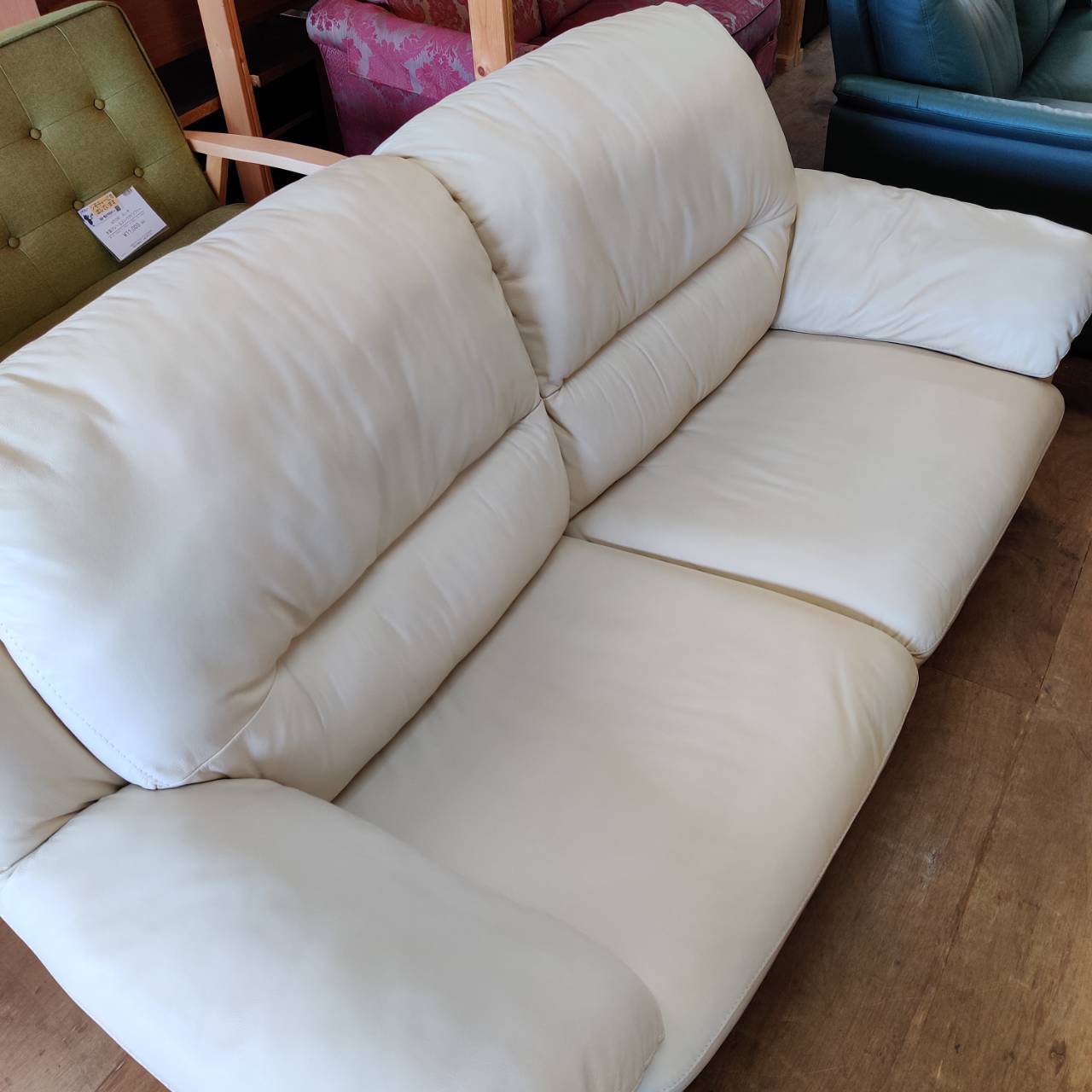 Leatherworld 総本革 ワイド2Pソファ 販売中！ 愛品倶楽部柏店  