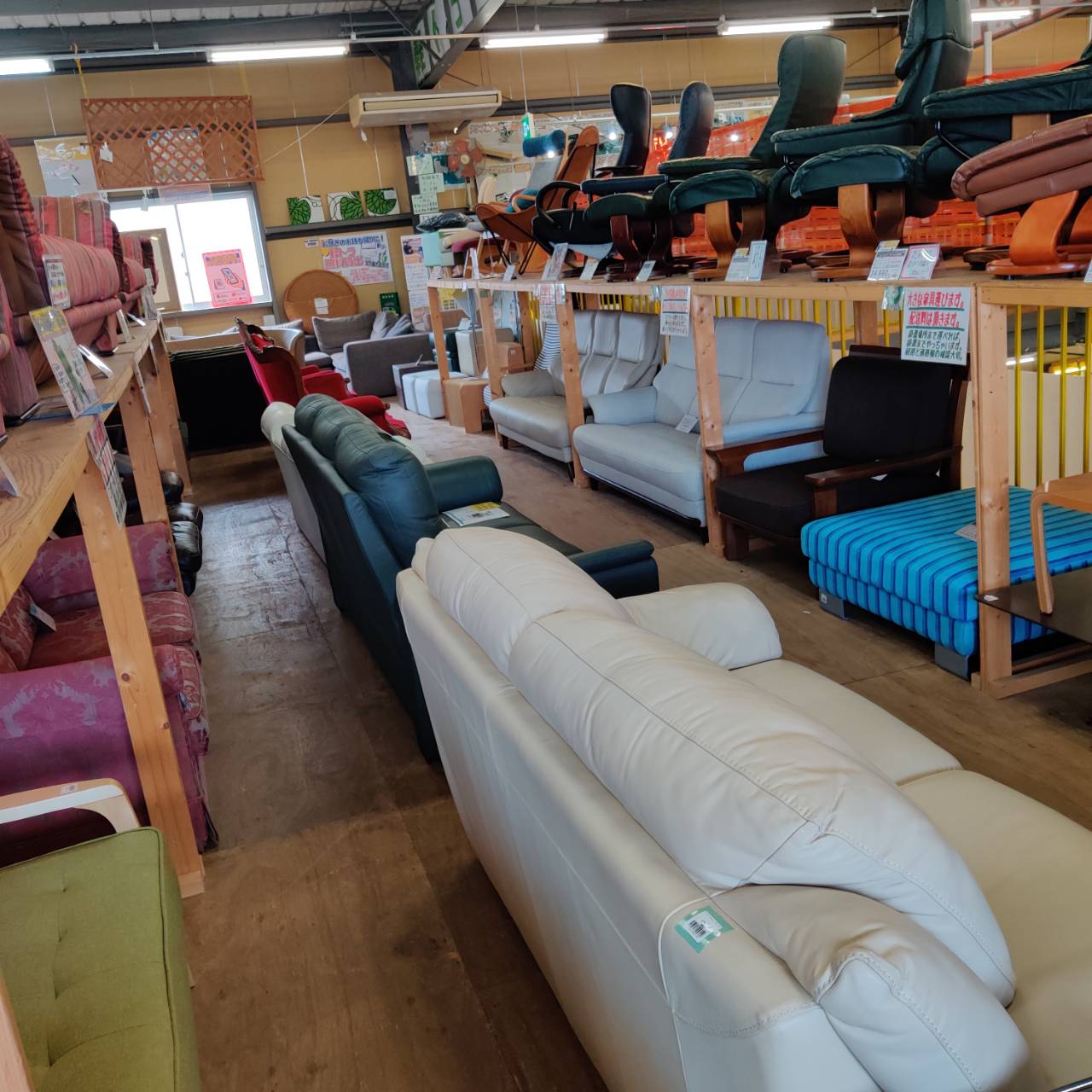 Leatherworld 総本革 ワイド2Pソファ 販売中！ 愛品倶楽部柏店  