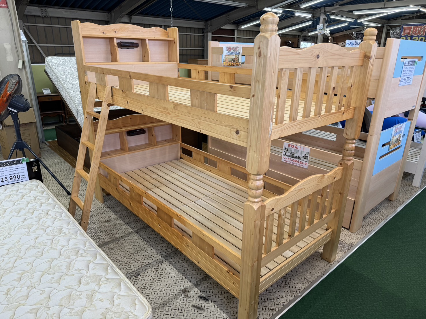 愛品館八千代店】サンコウ 2段ベッド 白系【愛八BD】 【公式通販】