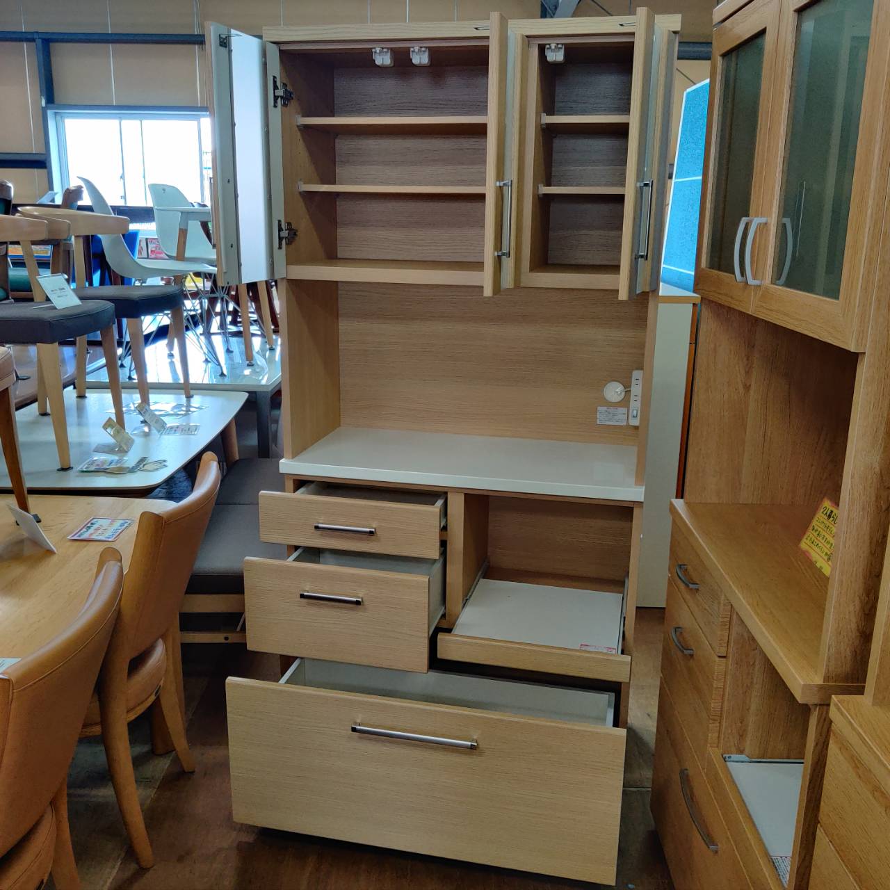NITORI 3枚扉キッチンボード RIPE-90KBΗ-ΝΑ 販売中！ 愛品倶楽部柏店 