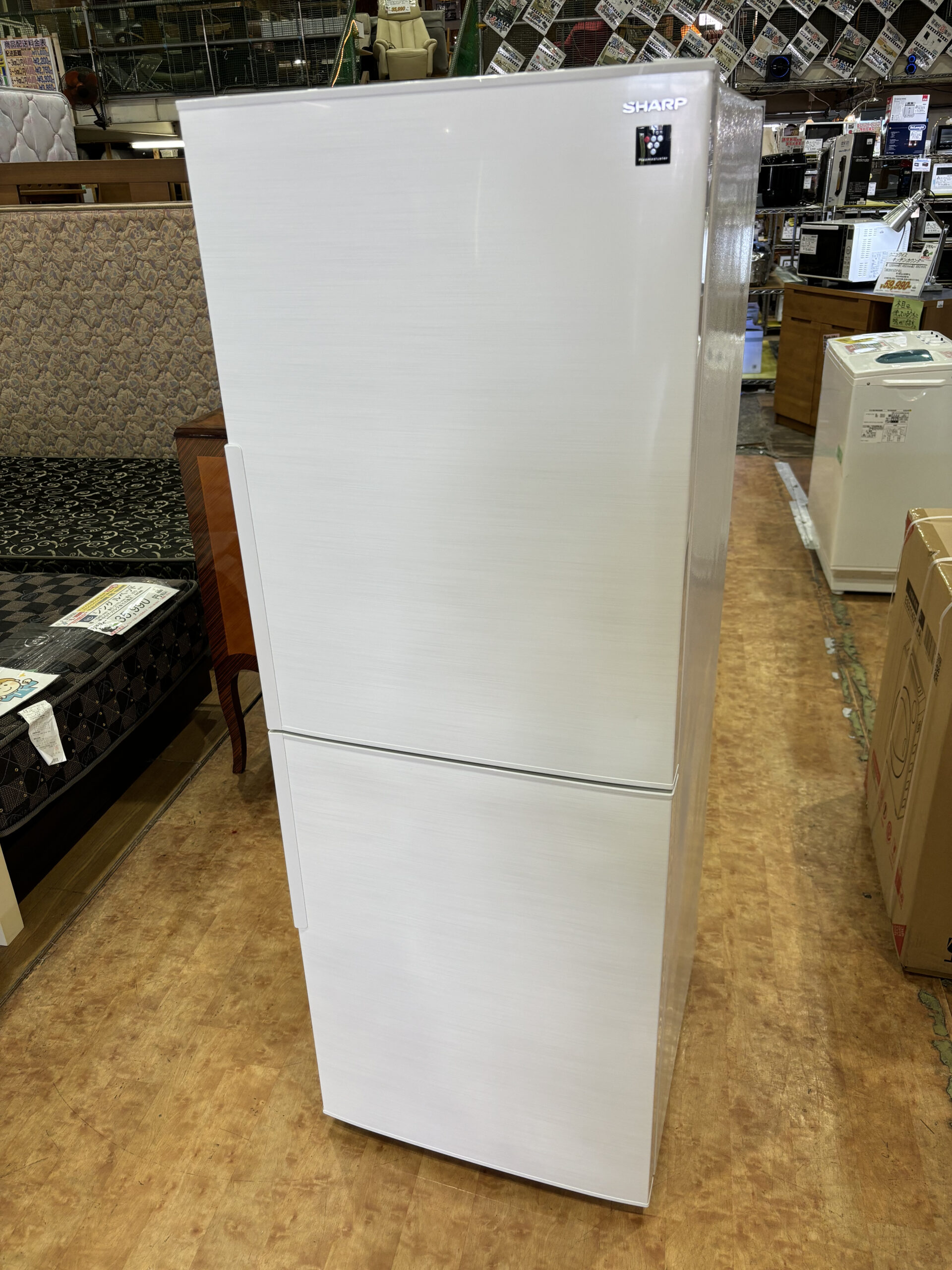 SHARP｜SJ-PD28F-W 2ドア冷蔵庫買取しました。 | リサイクルショップ 