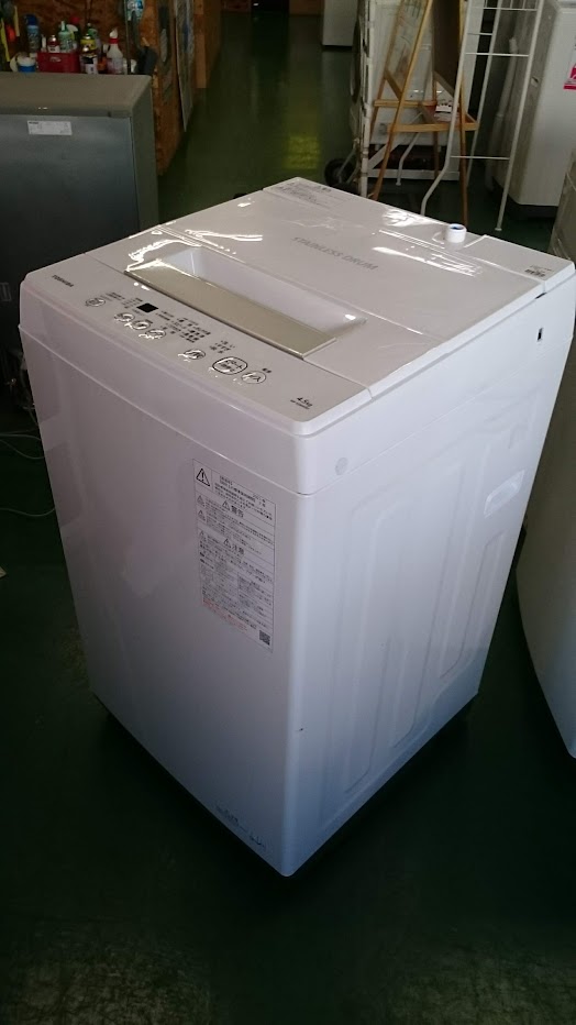 TOSHIBA 2021年製 4.5kg 洗濯機 AW-45M9 買取いたしました|愛品倶楽部 柏店