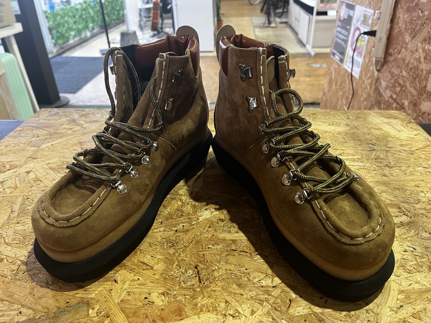 愛品館 市原店】sacai スウェード レースアップブーツ 27㎝