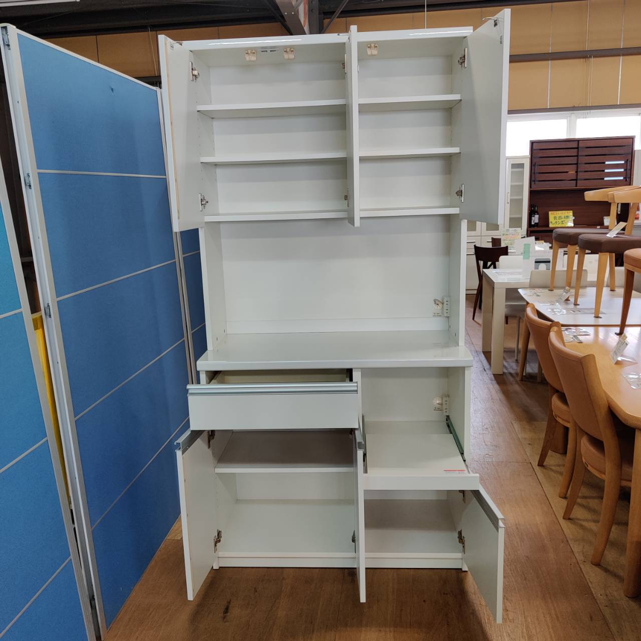 創愛ファニチュア 3枚扉キッチンボード ハリー100 販売中！ 愛品倶楽部  