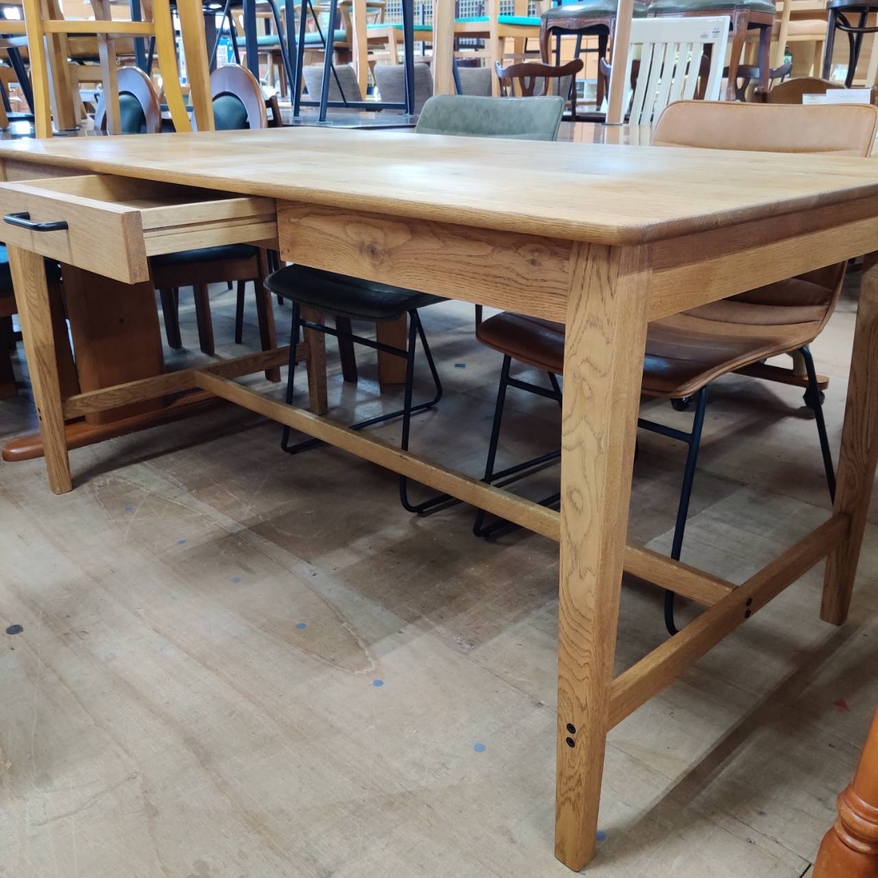 関家具 引出付ダイニングテーブル＆チェア4脚 販売中！ 愛品倶楽部柏店 