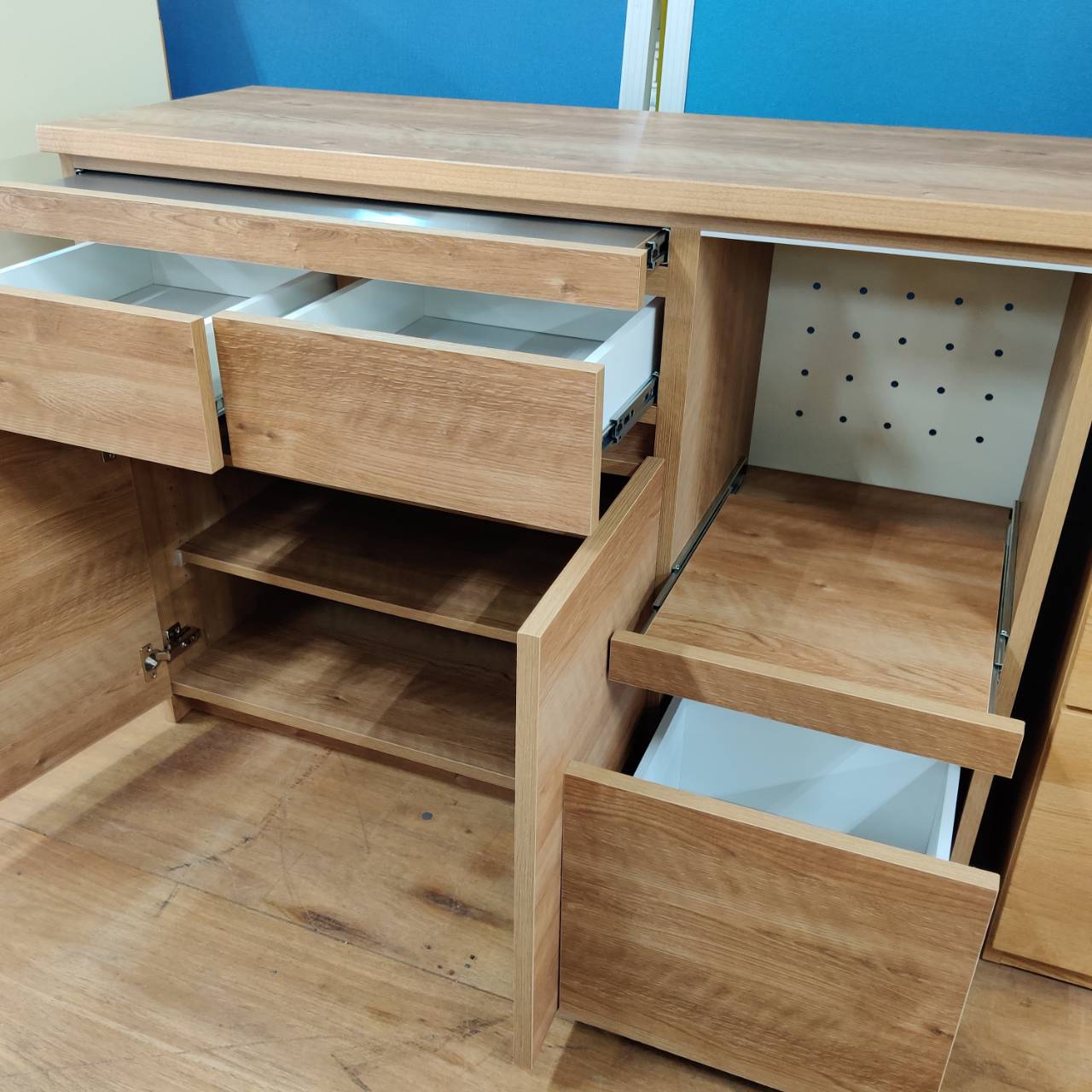 LOWYA 大川家具 キッチンカウンター ステンレスカウンター付 販売中 