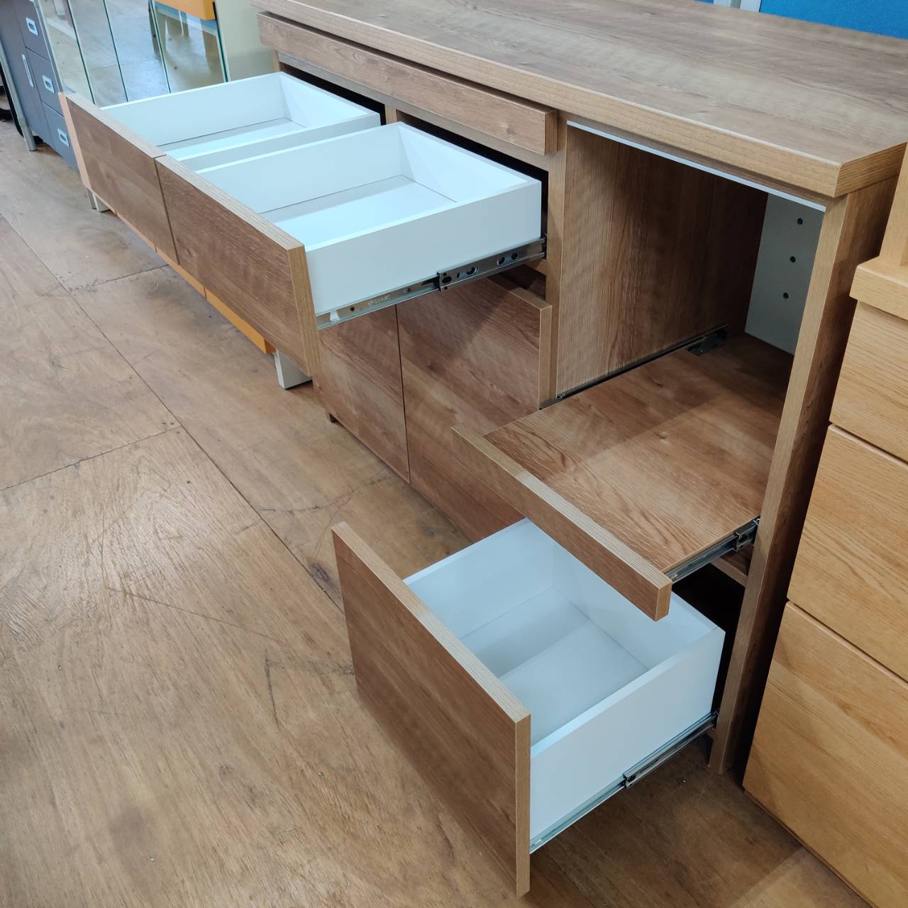 LOWYA 大川家具 キッチンカウンター ステンレスカウンター付 販売中 