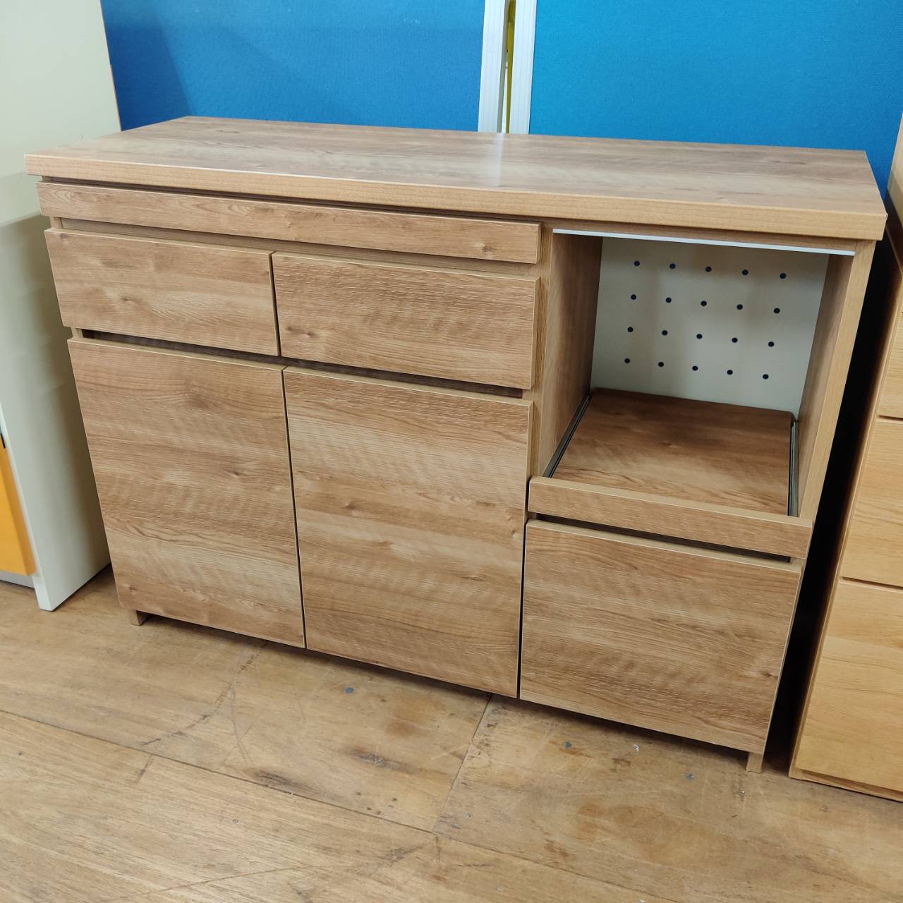 LOWYA 大川家具 キッチンカウンター ステンレスカウンター付 販売中 