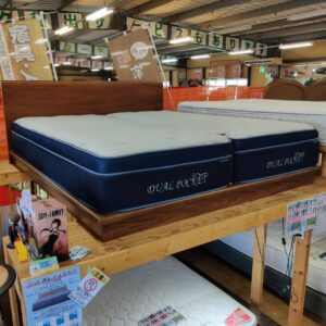愛品倶楽部柏店】ニトリ セミダブルベッド デュアルポケットHG