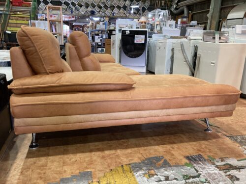 ファブリックレザー｜デリアA｜カウチソファ入荷致しました 