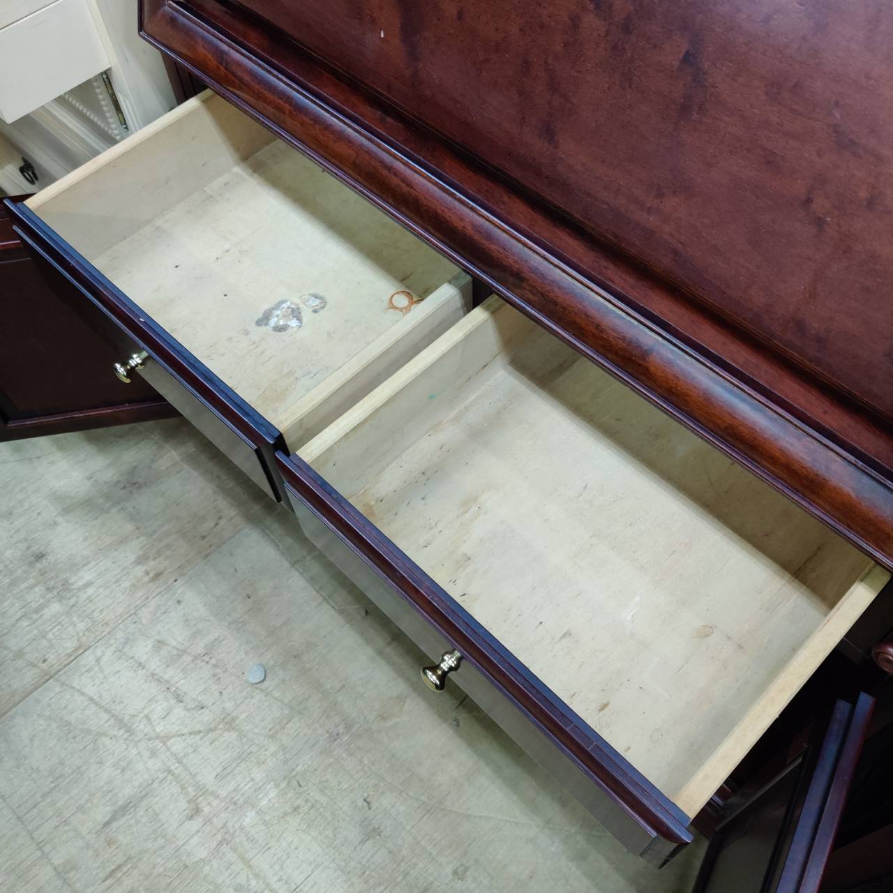 ライティングビューロー 民芸家具 表面材 樺材 販売中！ 愛品倶楽部柏  