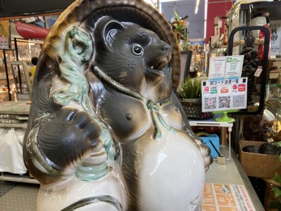しがらき焼 たぬきの置物 買取致しました｜愛品館千葉店 | リサイクル 