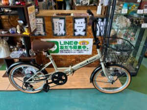コメリ｜ナチュラルシーズン｜20インチ折りたたみ自転車｜買取  