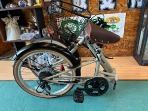 コメリ｜ナチュラルシーズン｜20インチ折りたたみ自転車｜買取致しまし 