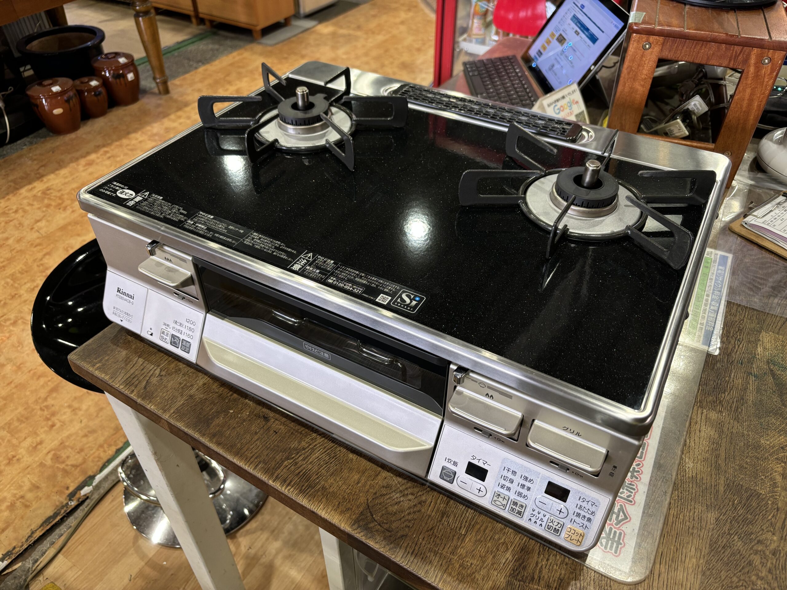 リンナイ｜RTE65VACB-GL LPガス用ガステーブル 買取しました 