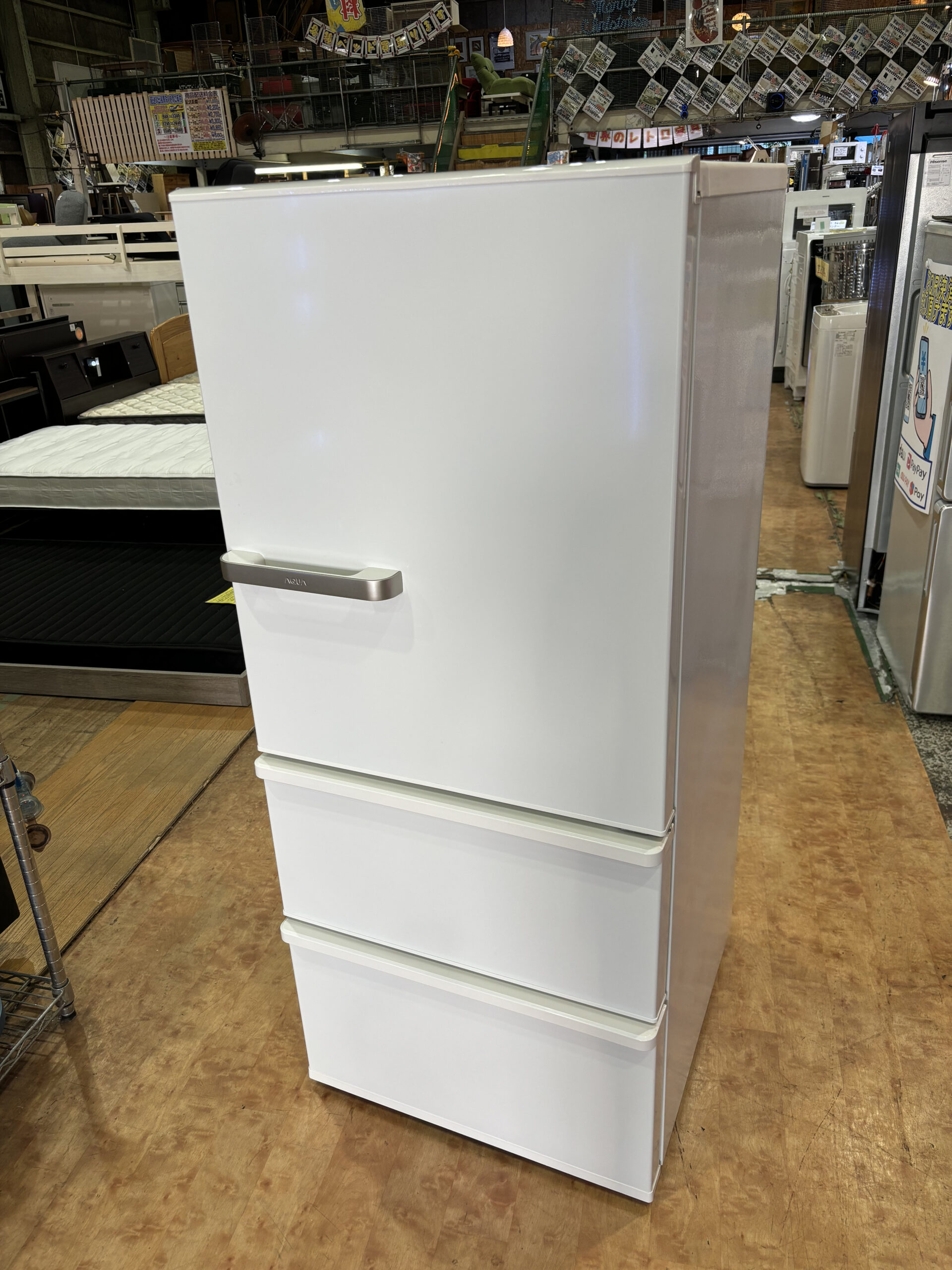 Y0124 冷蔵庫 AQUA AQR-27G 272L 2018年製 送料A 札幌 リサイクルれお  