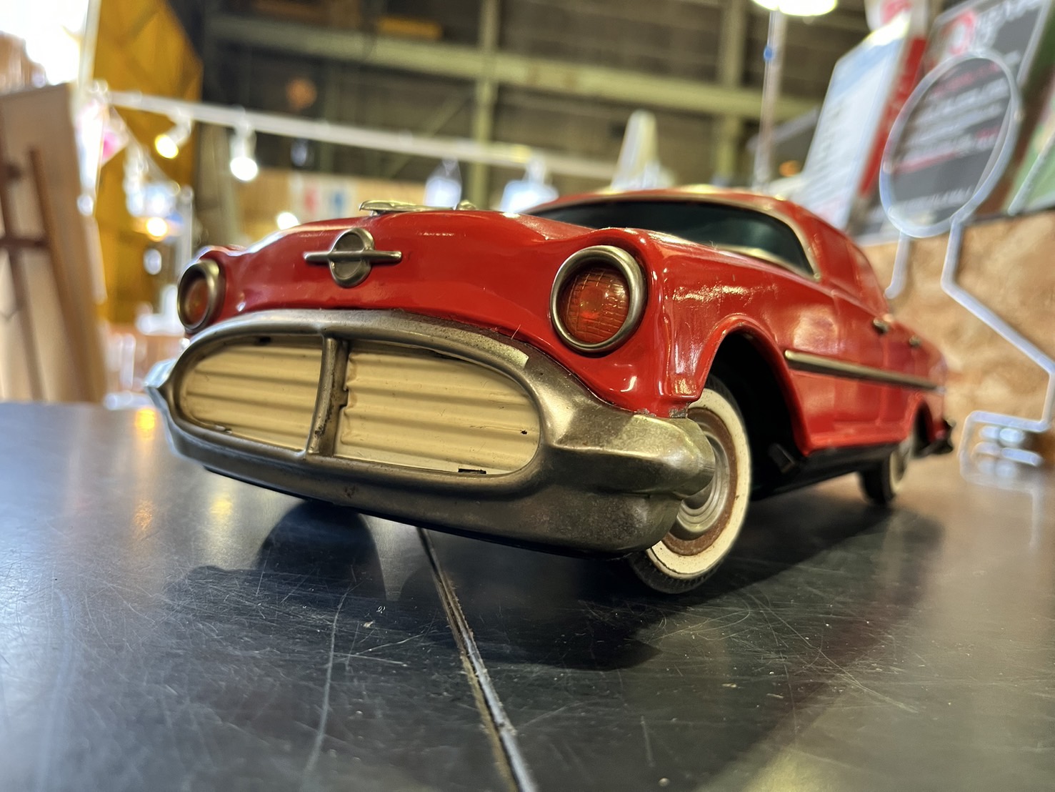 ブリキ自動車 乗用車 old smobile 昭和レトロ、ビンテージ 日本製 