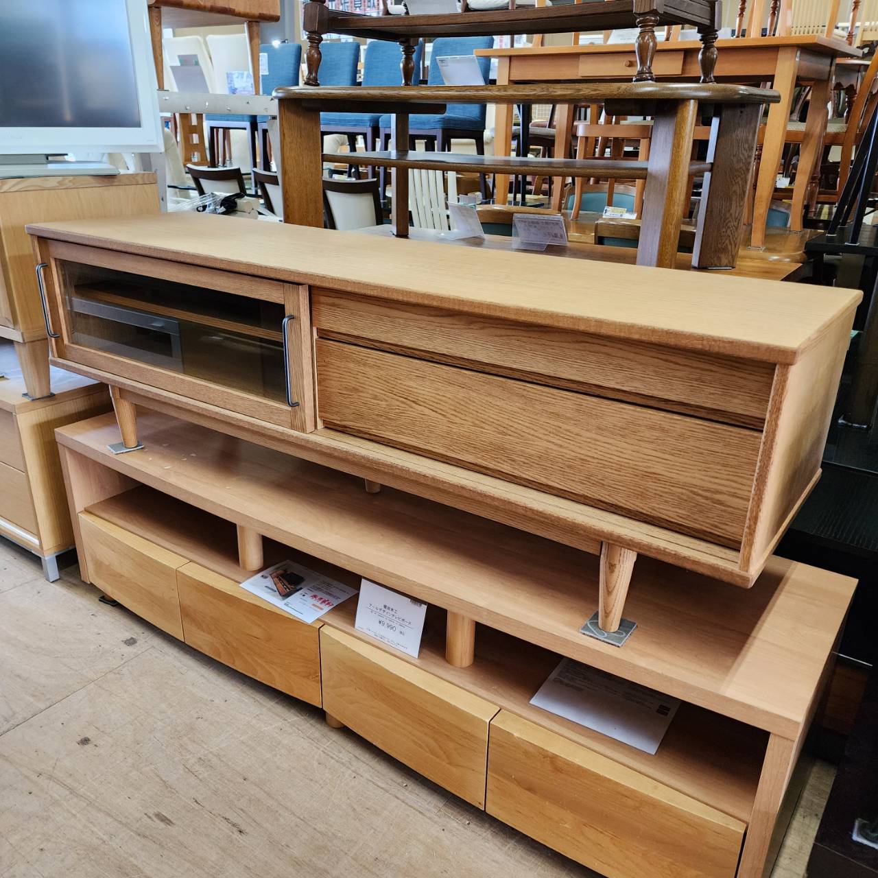 モモナチュラル　vent サイドボード（テレビ台）　momo natural モモナチュラル vent サイドボード（テレビ台） momo natural MOMO