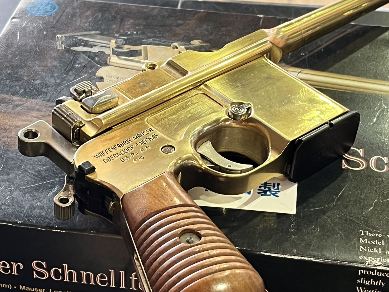 Mauser Schnellfeuer M712 モデルガン Chinese inscription Mauser 