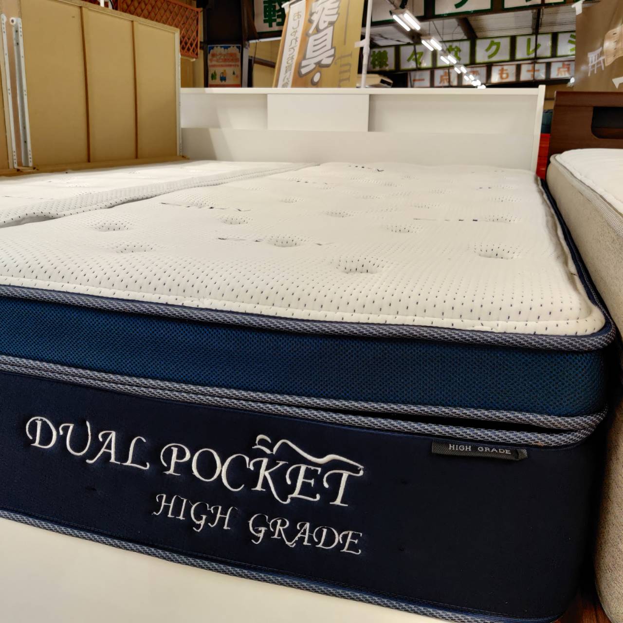 クイーン マットレス ベッド デュアルポケット ハイグレード フレーム ニトリ クイーンマットレス デュアルポケットHG シルキー