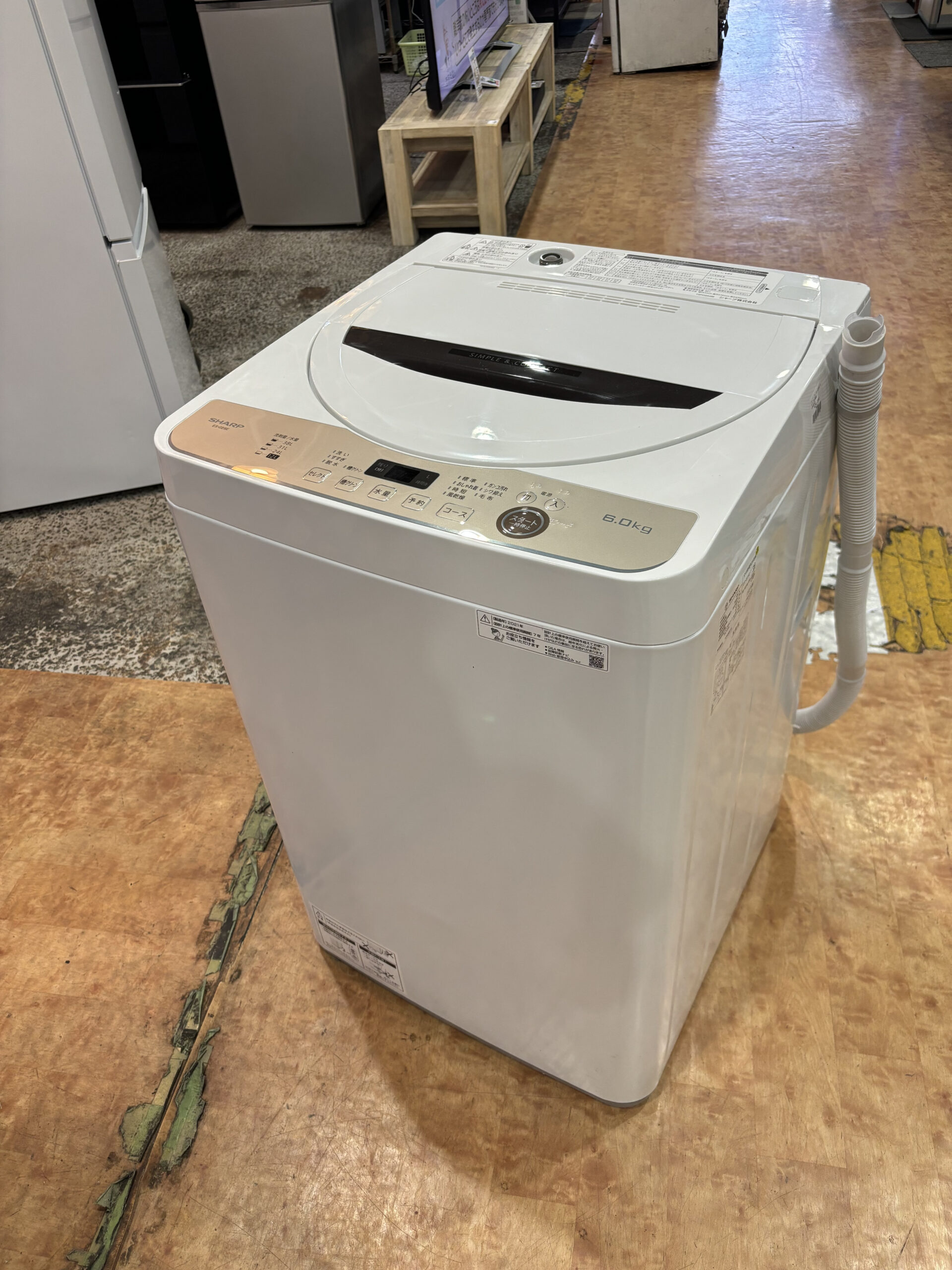 分解洗浄済 7㌔洗濯機 2021年式 （配送可【アクア】7kg洗濯機☆2014年  