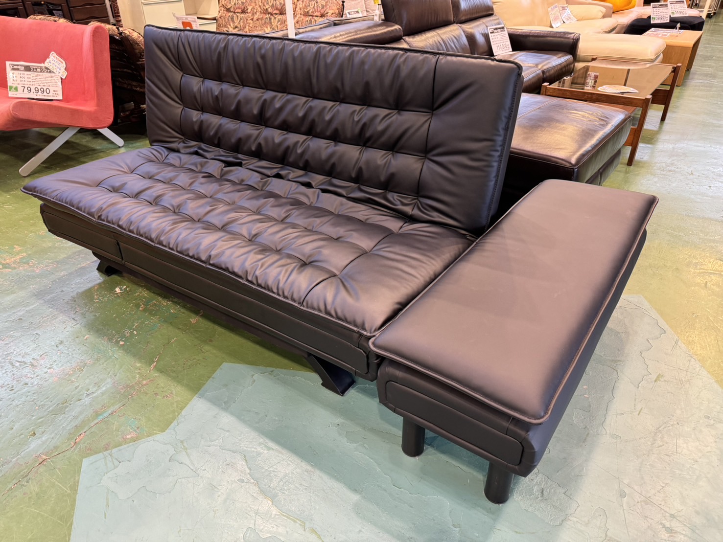 ニトリ｜ソファベッド｜Nシールドロック2スツール付買取致しまし  