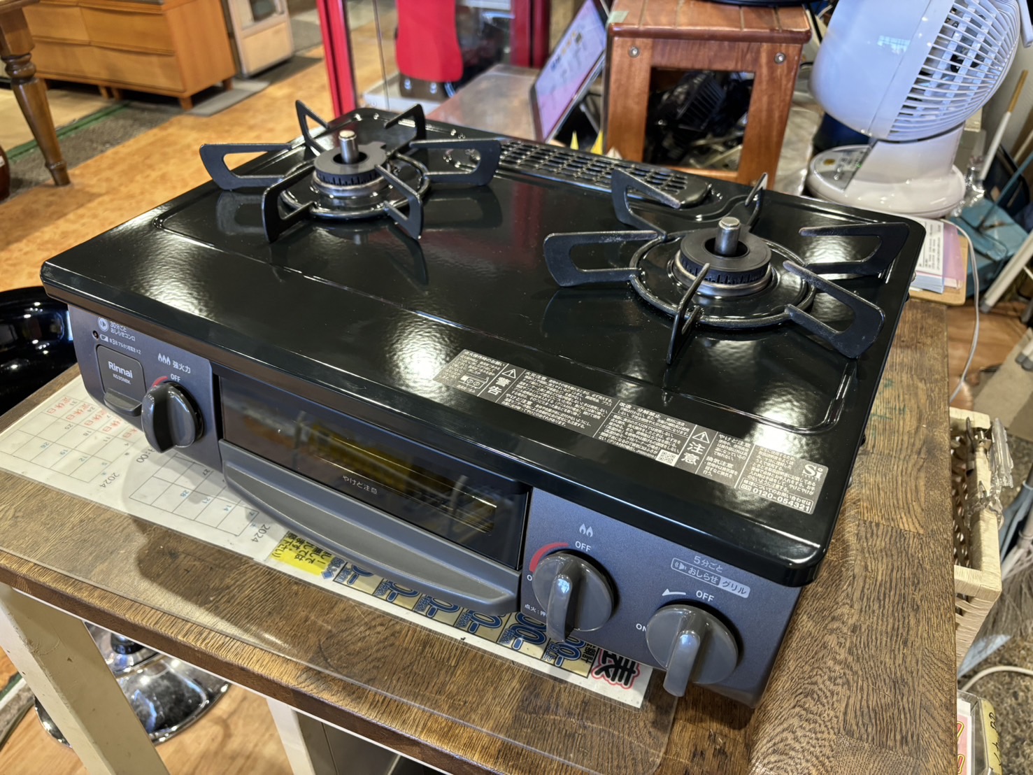 リンナイ｜KG35NBKL LPガス用ガステーブル 買取しました 