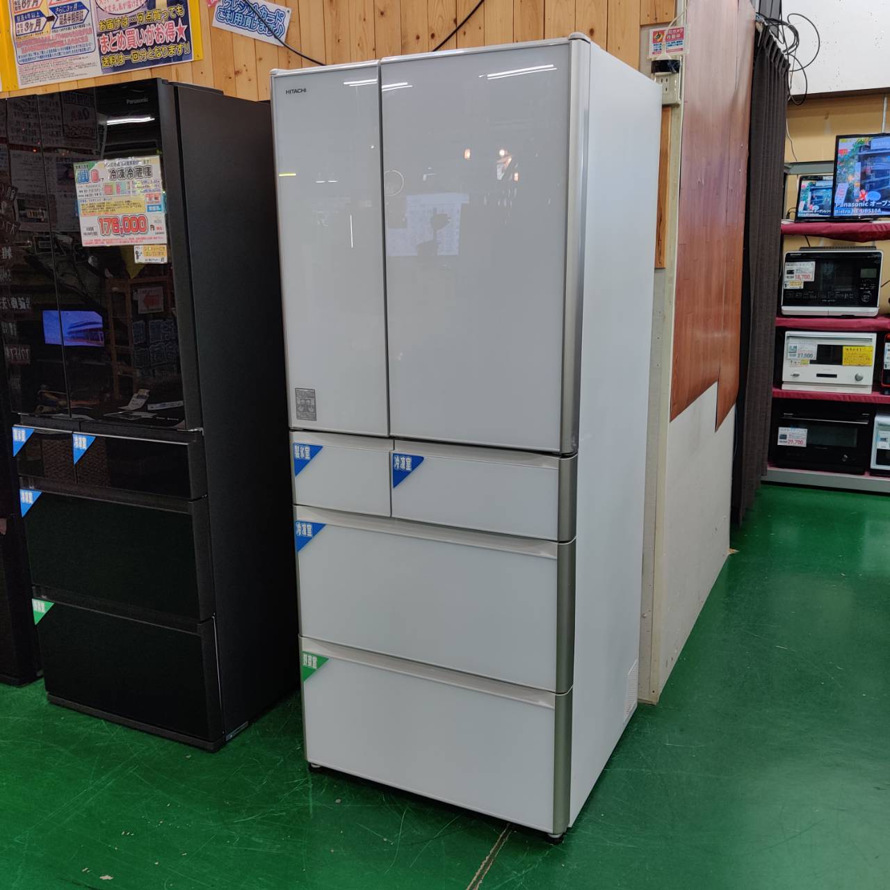 売れ筋がひクリスマスプレゼント！ 日立 R-XG5100H （冷凍 2018年製 ノンフロン冷凍冷蔵庫 (XW) 冷蔵庫・冷凍庫