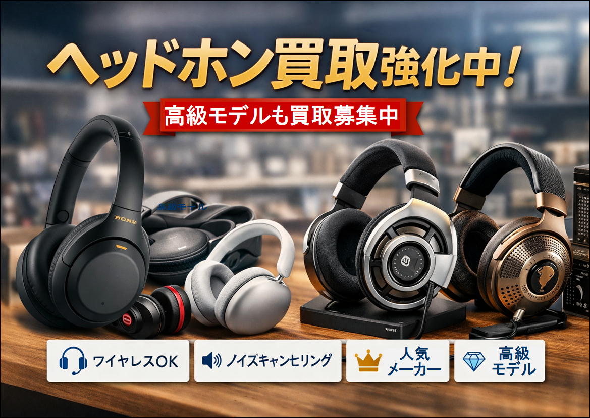 ヘッドホン　中古　販売　買取　江戸川区　リサイクルショップ