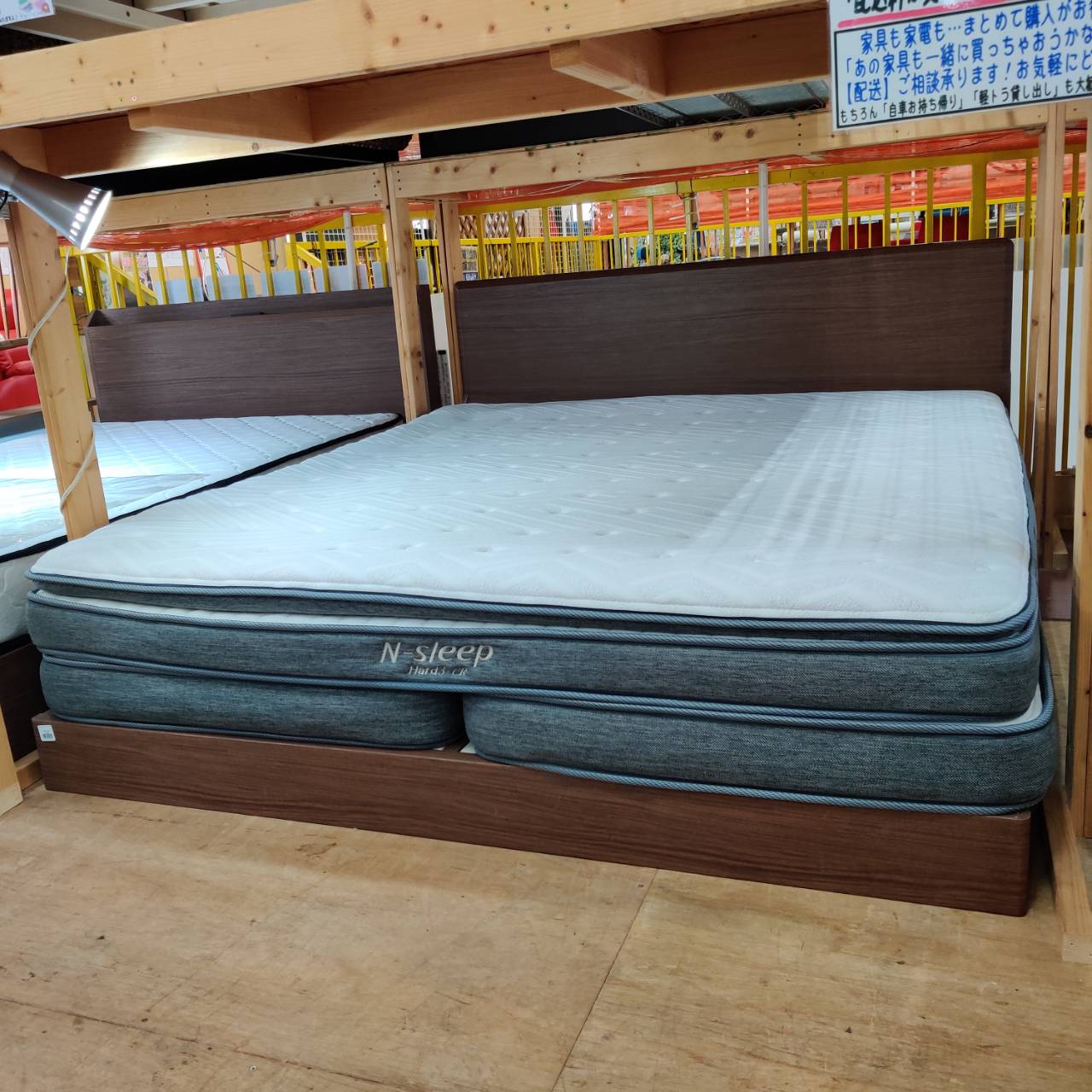 ニトリ クイーンベッド メリッサ3/Nスリープ Hard3-CR 販売中！ 愛品  